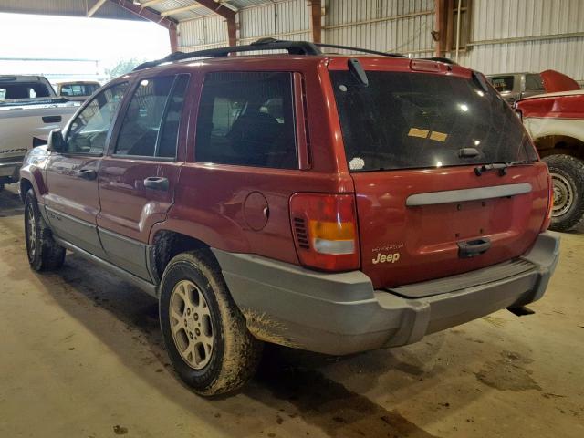 1J4GX48S81C735827 - 2001 JEEP GRAND CHER RED photo 3