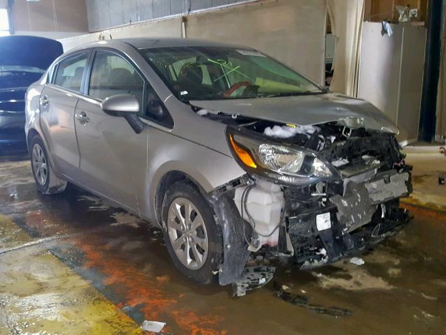 KNADM4A3XG6633258 - 2016 KIA RIO LX SILVER photo 1