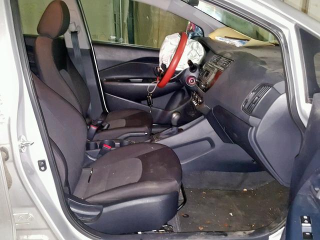 KNADM4A3XG6633258 - 2016 KIA RIO LX SILVER photo 5