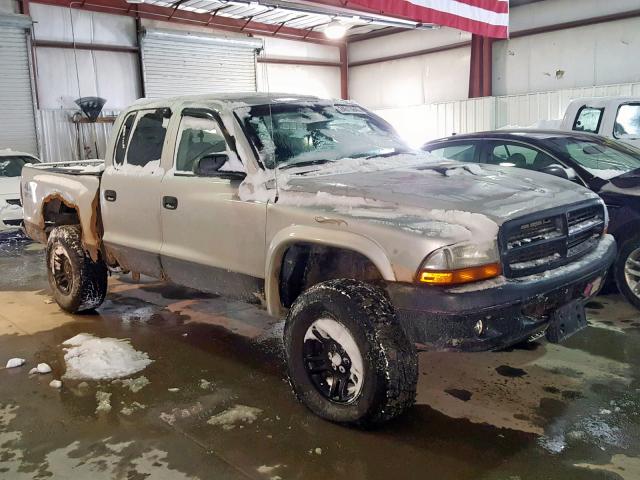 1D7HG38N53S350576 - 2003 DODGE DAKOTA QUA SILVER photo 1