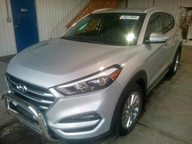 KM8J3CA47HU531016 - 2017 HYUNDAI TUCSON LIM SILVER photo 2