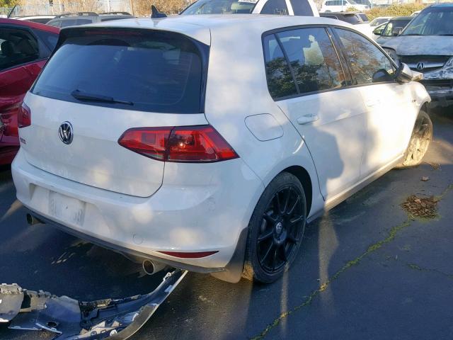 3VW447AU7HM076496 - 2017 VOLKSWAGEN GTI S/SE WHITE photo 4