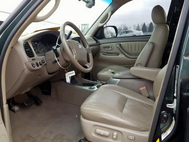 5TDBT48A86S274749 - 2006 TOYOTA SEQUOIA LI GREEN photo 5