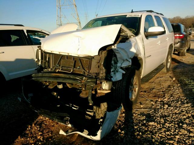 1GKFK13027J105184 - 2007 GMC YUKON WHITE photo 2