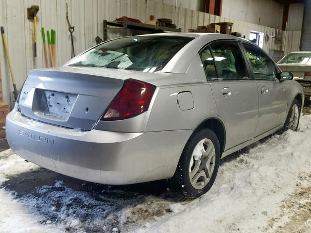 1G8AL52F73Z121595 - 2003 SATURN ION LEVEL SILVER photo 4