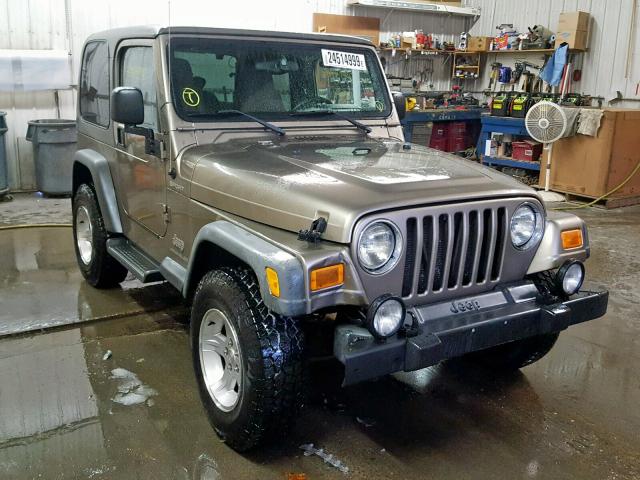 1J4FA49SX4P769695 - 2004 JEEP WRANGLER / BROWN photo 1