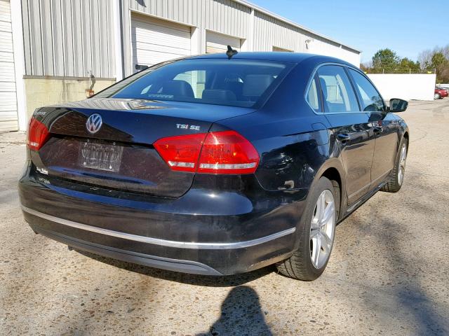 1VWBT7A31FC105118 - 2015 VOLKSWAGEN PASSAT SE BLACK photo 4