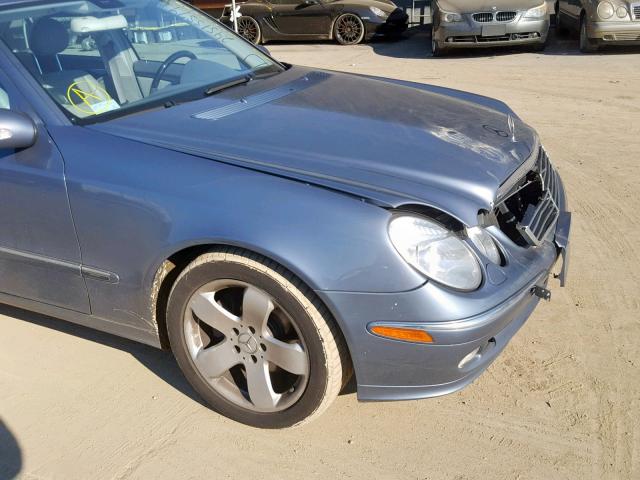 WDBUF65J74A400270 - 2004 MERCEDES-BENZ E 320 GRAY photo 9