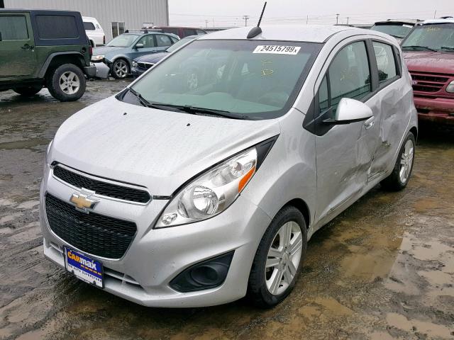 KL8CB6S98FC753359 - 2015 CHEVROLET SPARK LS SILVER photo 2