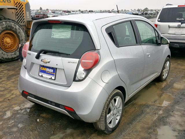 KL8CB6S98FC753359 - 2015 CHEVROLET SPARK LS SILVER photo 4