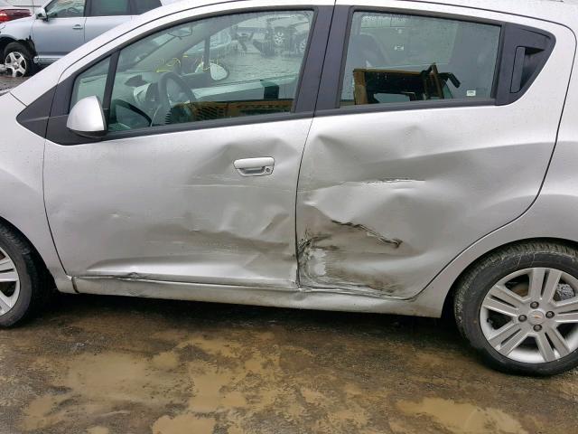 KL8CB6S98FC753359 - 2015 CHEVROLET SPARK LS SILVER photo 9