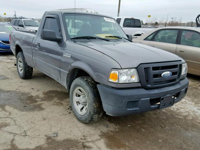 1FTYR10D47PA64013 - 2007 FORD RANGER GRAY photo 1