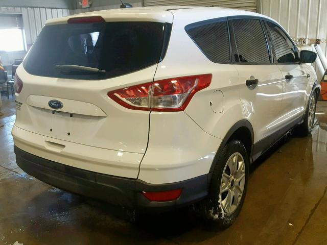 1FMCU0F75EUD06046 - 2014 FORD ESCAPE S WHITE photo 4