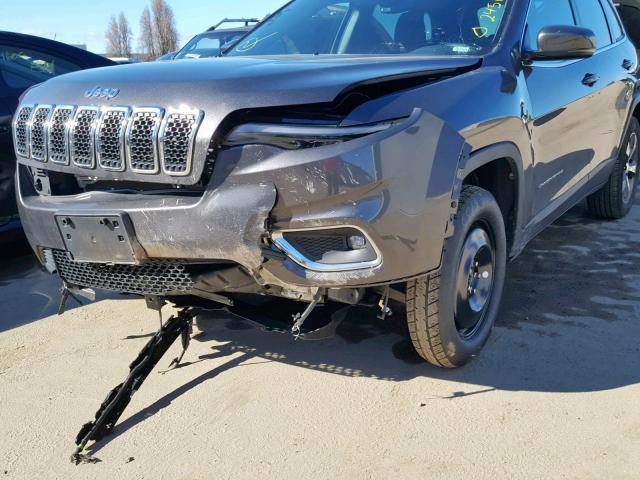 1C4PJMDX4KD208338 - 2019 JEEP CHEROKEE L GRAY photo 9