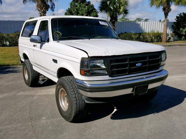 1FMEU15H1RLB06348 - 1994 FORD BRONCO U10 WHITE photo 1