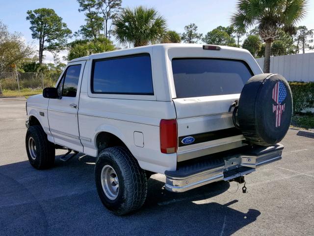 1FMEU15H1RLB06348 - 1994 FORD BRONCO U10 WHITE photo 3