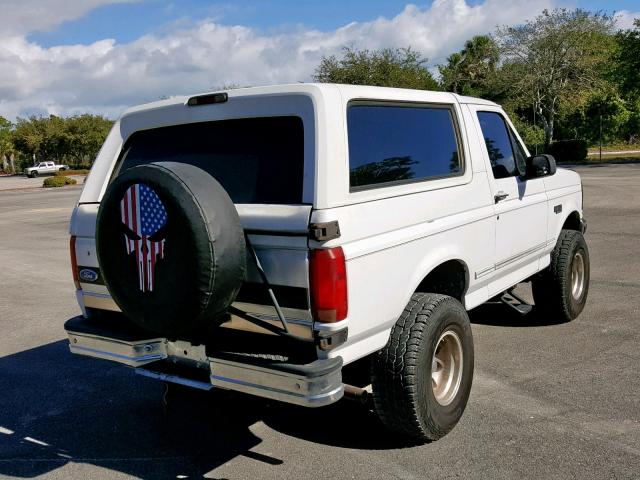 1FMEU15H1RLB06348 - 1994 FORD BRONCO U10 WHITE photo 4