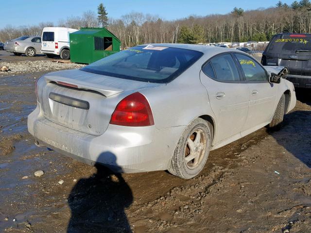 2G2WP522841347379 - 2004 PONTIAC GRAND PRIX SILVER photo 4