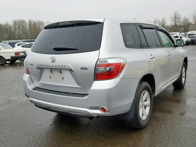 JTEEW41A882009138 - 2008 TOYOTA HIGHLANDER SILVER photo 4