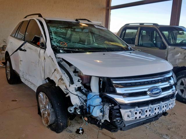 2FMDK3JC5DBA43450 - 2013 FORD EDGE SEL WHITE photo 1