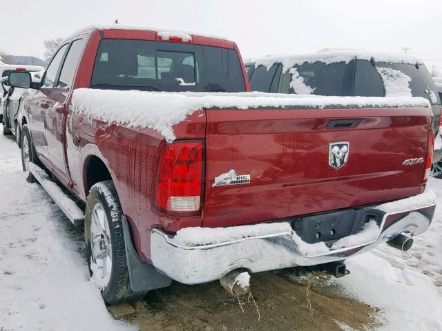 1C6RR7GTXES385897 - 2014 RAM 1500 SLT RED photo 3