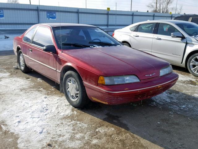 1FAPP6048NH139405 - 1992 FORD THUNDERBIR RED photo 1