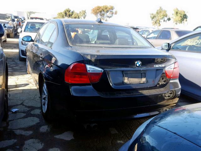 WBAVC53517FZ73698 - 2007 BMW 328 I SULE BLACK photo 3