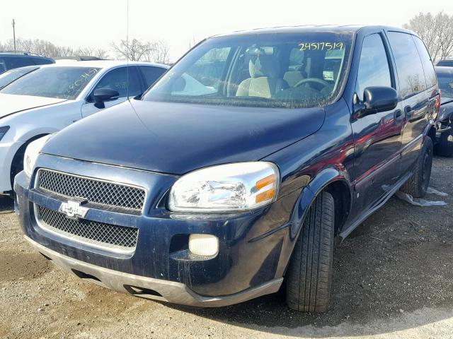 1GNDU23L76D209655 - 2006 CHEVROLET UPLANDER L Mavi foto 2