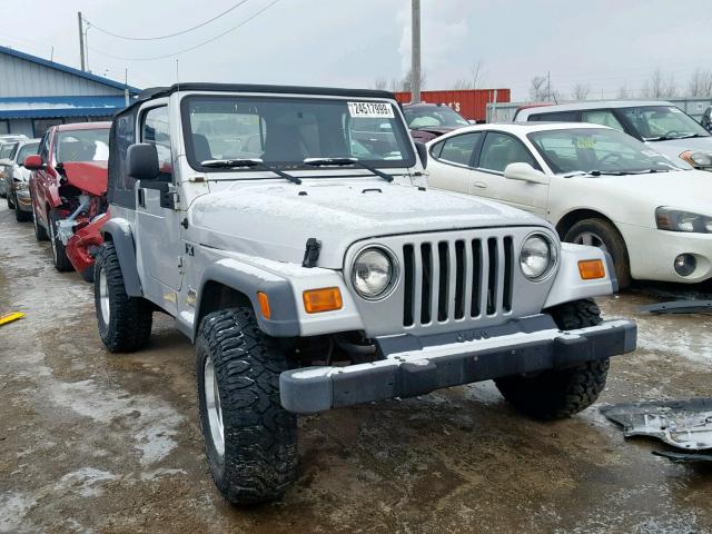 1J4FA39S13P359845 - 2003 JEEP WRANGLER C SILVER photo 1