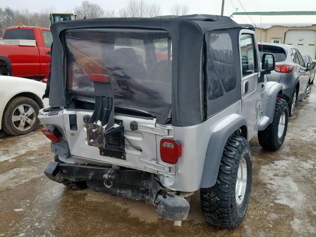 1J4FA39S13P359845 - 2003 JEEP WRANGLER C SILVER photo 4