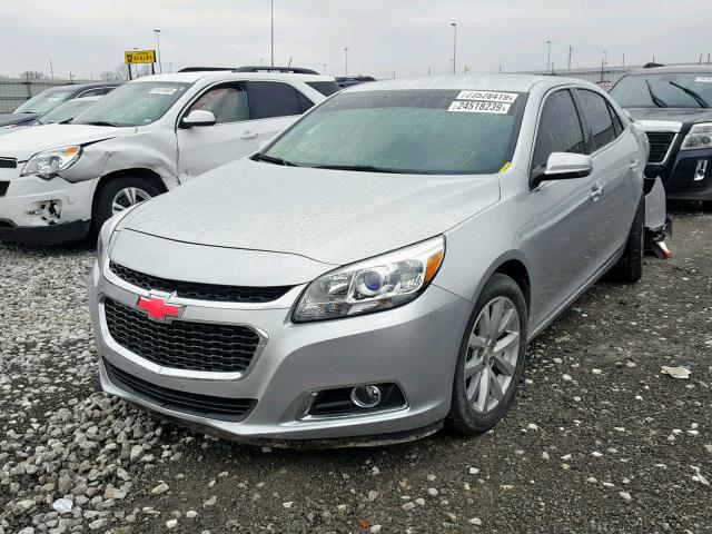 1G11F5SL0FU135643 - 2015 CHEVROLET MALIBU LTZ SILVER photo 2