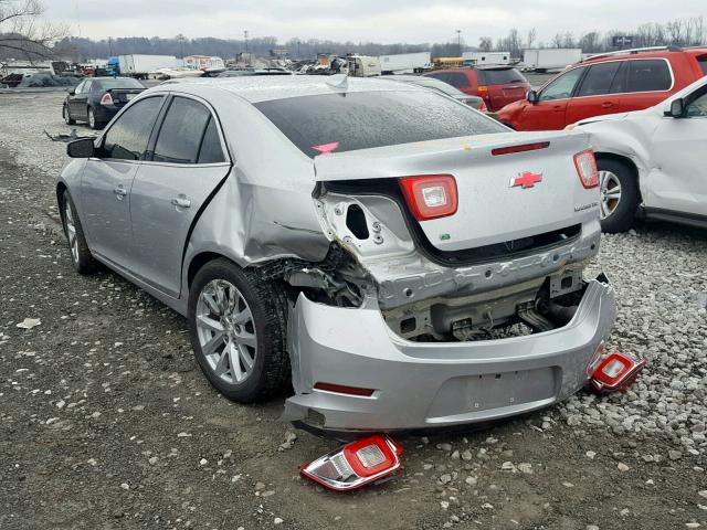 1G11F5SL0FU135643 - 2015 CHEVROLET MALIBU LTZ SILVER photo 3