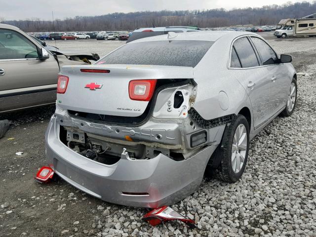 1G11F5SL0FU135643 - 2015 CHEVROLET MALIBU LTZ SILVER photo 4