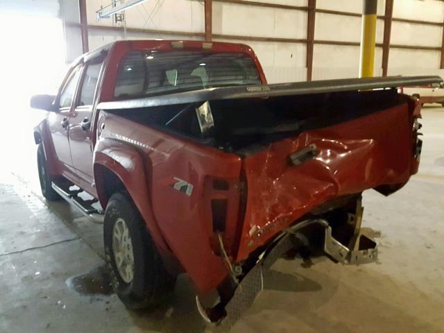 1GCDS136558199573 - 2005 CHEVROLET COLORADO RED photo 3