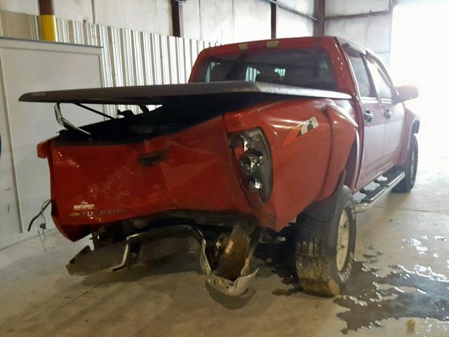 1GCDS136558199573 - 2005 CHEVROLET COLORADO RED photo 4