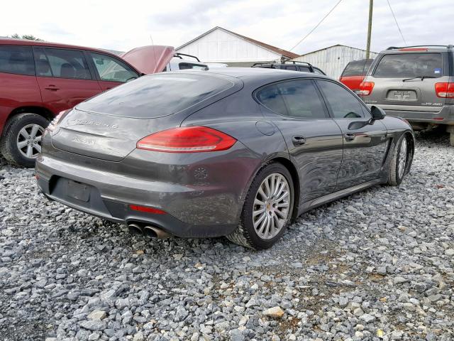 WP0AB2A70EL055396 - 2014 PORSCHE PANAMERA S GRAY photo 4