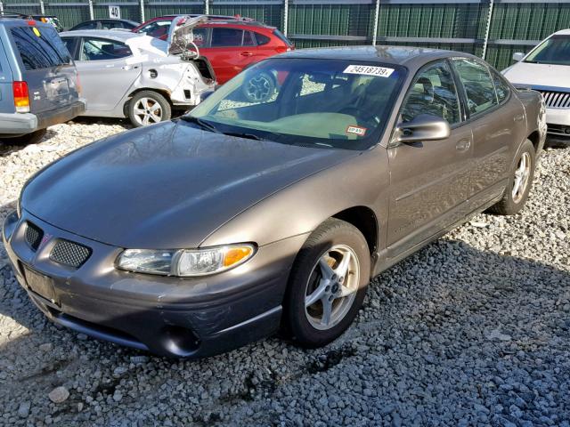 1G2WP52K8YF163042 - 2000 PONTIAC GRAND PRIX BROWN photo 2
