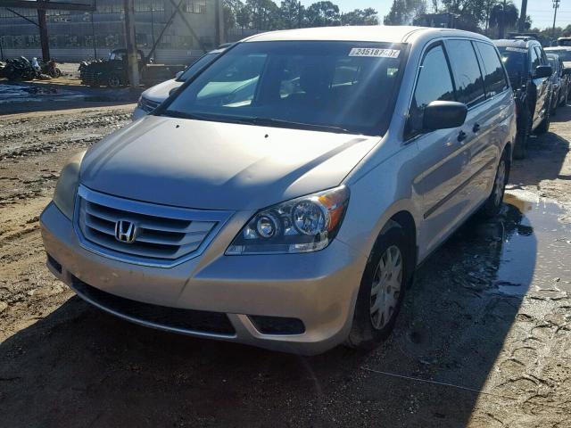 5FNRL38268B041932 - 2008 HONDA ODYSSEY LX SILVER photo 2