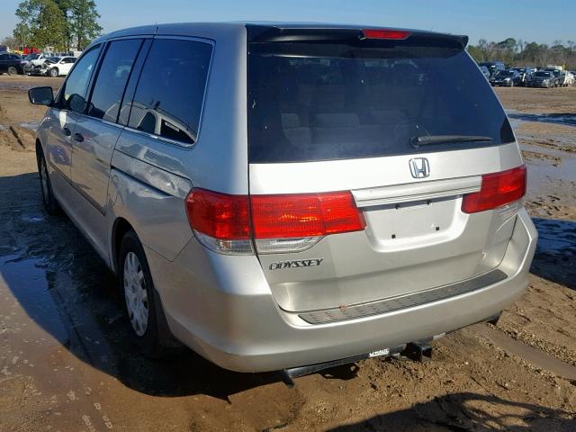 5FNRL38268B041932 - 2008 HONDA ODYSSEY LX SILVER photo 3