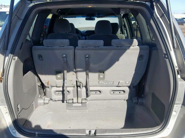 5FNRL38268B041932 - 2008 HONDA ODYSSEY LX SILVER photo 9