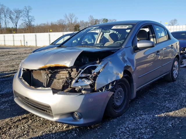 3N1AB6AP9BL675383 - 2011 NISSAN SENTRA 2.0 GRAY photo 2