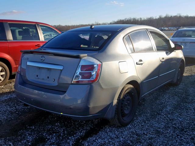 3N1AB6AP9BL675383 - 2011 NISSAN SENTRA 2.0 GRAY photo 4