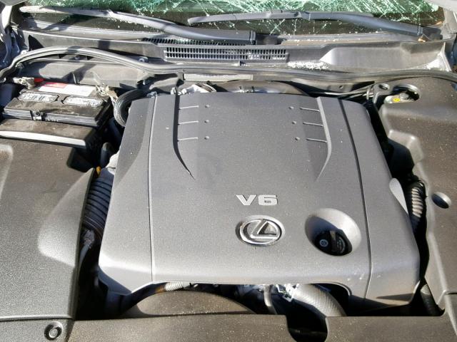 JTHBF5C23A5115017 - 2010 LEXUS IS 250 SILVER photo 7