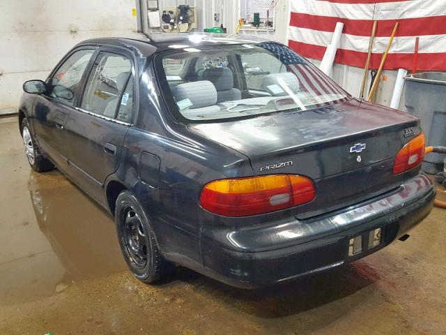 1Y1SK52851Z427458 - 2001 CHEVROLET GEO PRIZM BLACK photo 3