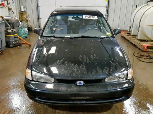 1Y1SK52851Z427458 - 2001 CHEVROLET GEO PRIZM BLACK photo 9