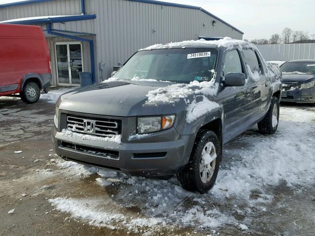 2HJYK16408H512454 - 2008 HONDA RIDGELINE SILVER photo 2