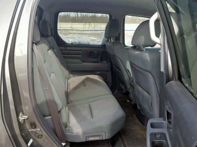 2HJYK16408H512454 - 2008 HONDA RIDGELINE SILVER photo 6