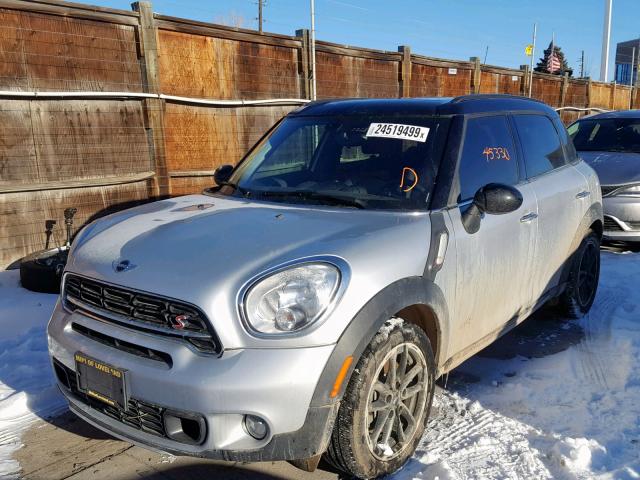 WMWZC5C54FWP44190 - 2015 MINI COOPER S C SILVER photo 2