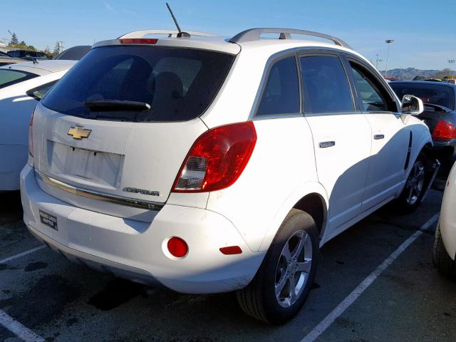 3GNAL3EK0ES521363 - 2014 CHEVROLET CAPTIVA LT WHITE photo 4