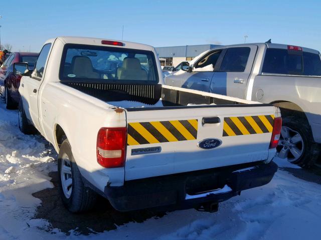 1FTYR10D89PA40073 - 2009 FORD RANGER WHITE photo 3